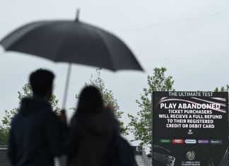 WTC final: Rain plays spoilsport: Picture Source: Twitter @ICC
