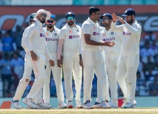 India clinch massive innings win in first BGT Test against Australia; Image: BCCI Twitter