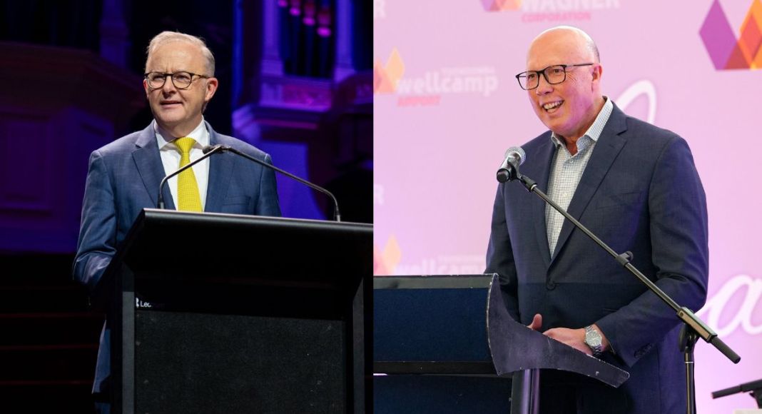 PM Anthony Albanese and Leader of Opposition Peter Dutton; Image Source; Supplied