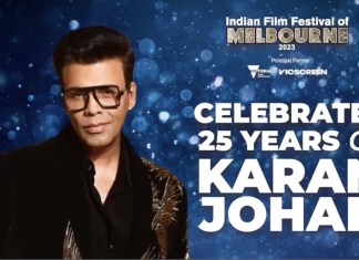Karan Johar at IFFM2023; Image Source: IFFM supplied