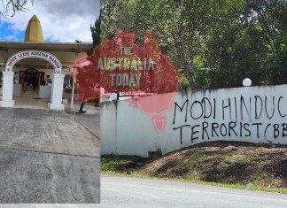 Shree Laxmi Narayan Temple, Brisbane; Image Source: The Australia Today