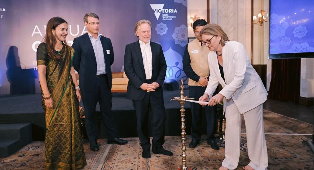 Premier Jacinta Allan in New Delhi: Image Source: Premier's Office Media