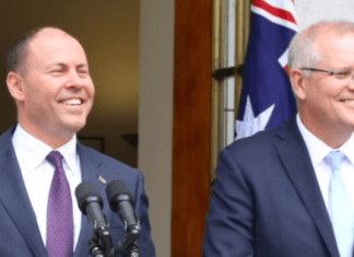 PM Scott Morrison and Josh Frydenberg, Treasurer; Picture Source: Twitter @JoshFrydenberg